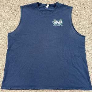 Ron Jon Surf Shop Cocoa Beach FL Woody Wagon Muscle Tee Mens 2XL Y2K EUC